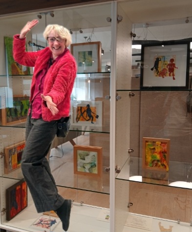 kunstwerken Mixed-Media Eline Brinkman bibliotheek velserbroek