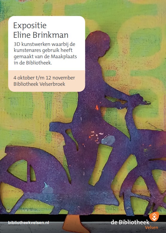 3d kunstwerken Mixed-Media Eline Brinkman bibliotheek velserbroek